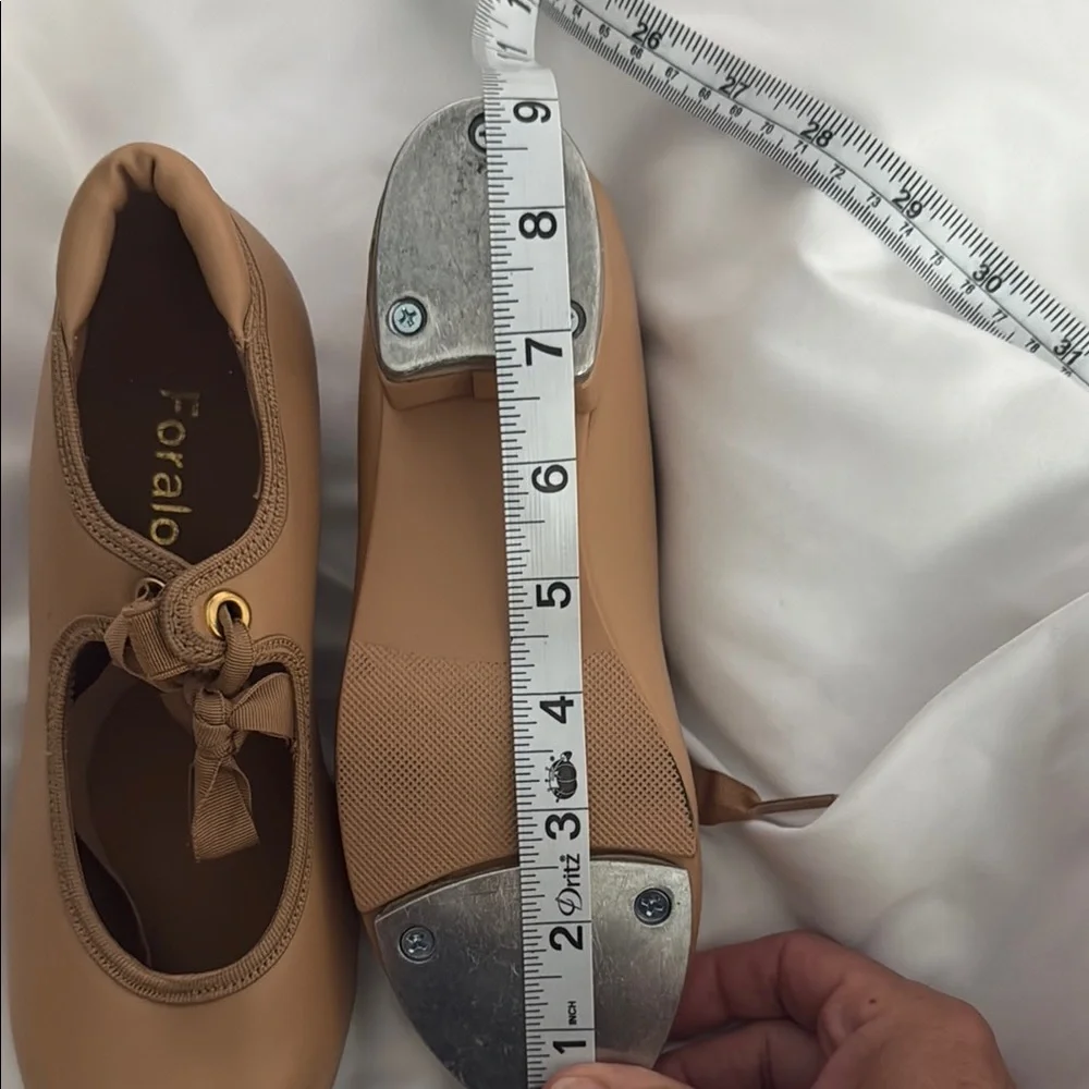 Kids Tan Tap shoes 9” long